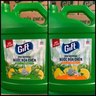 Nước rửa chén GIFT tinh chất Thiên Nhiên 3.8Kg
