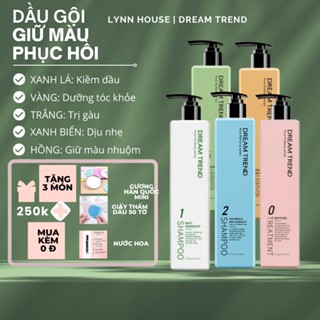  Dầu gội giữ màu tóc nhuộm Trị gàu  Kiềm dầu  Chắc khoẻ tóc  Dịu nhẹ Dream Trend colour stay shampoo 