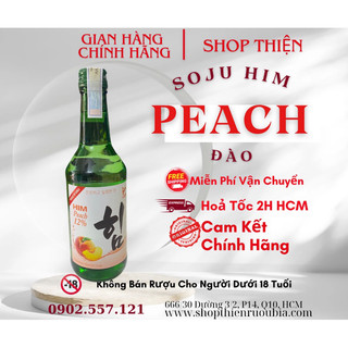 Soju Hàn Quốc HIM Peach 12% 360ml-Vị Đào
