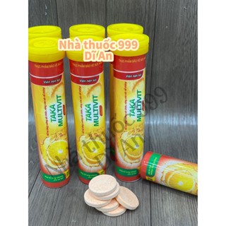  Sủi Taka Multivit  Takarai  - Bổ sung vitamin cho cơ thể - Tube 20 viên 