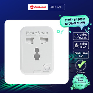 Ổ cắm Wifi Rạng Đông Điều khiển và hẹn giờ từ xa qua điện thoại OC.01.WF 16A