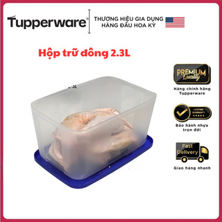 Hộp trữ đông 2.3L Tupperware vừa con gà <1.8kg