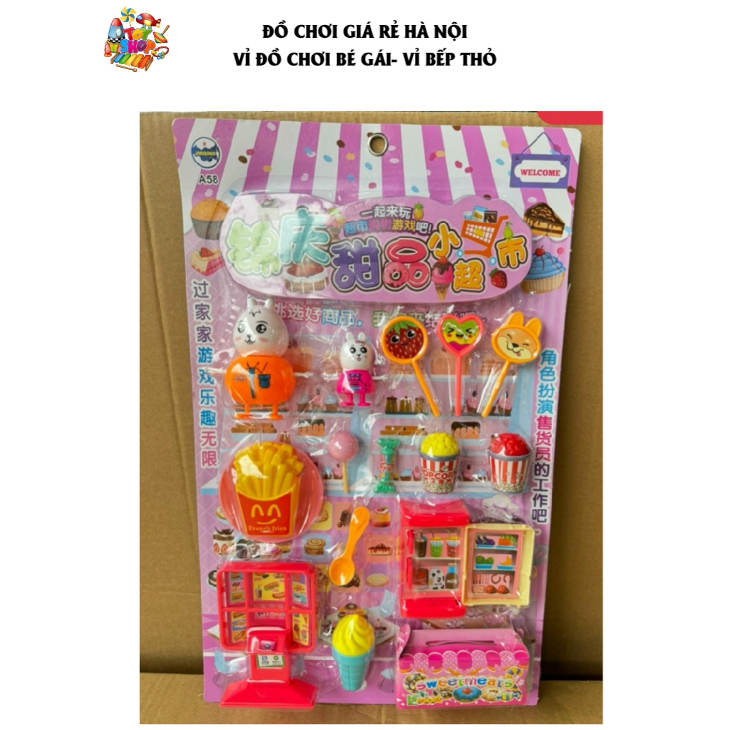 ĐỒ CHƠI BÉ GÁI- VỈ ĐỒ CHƠI NHẬP VAI ĐÁNG YÊU CHO BÉ- VỈ ĐỒ CHƠI NẤU ĂN, TRANG ĐIỂM, BÁC SĨ