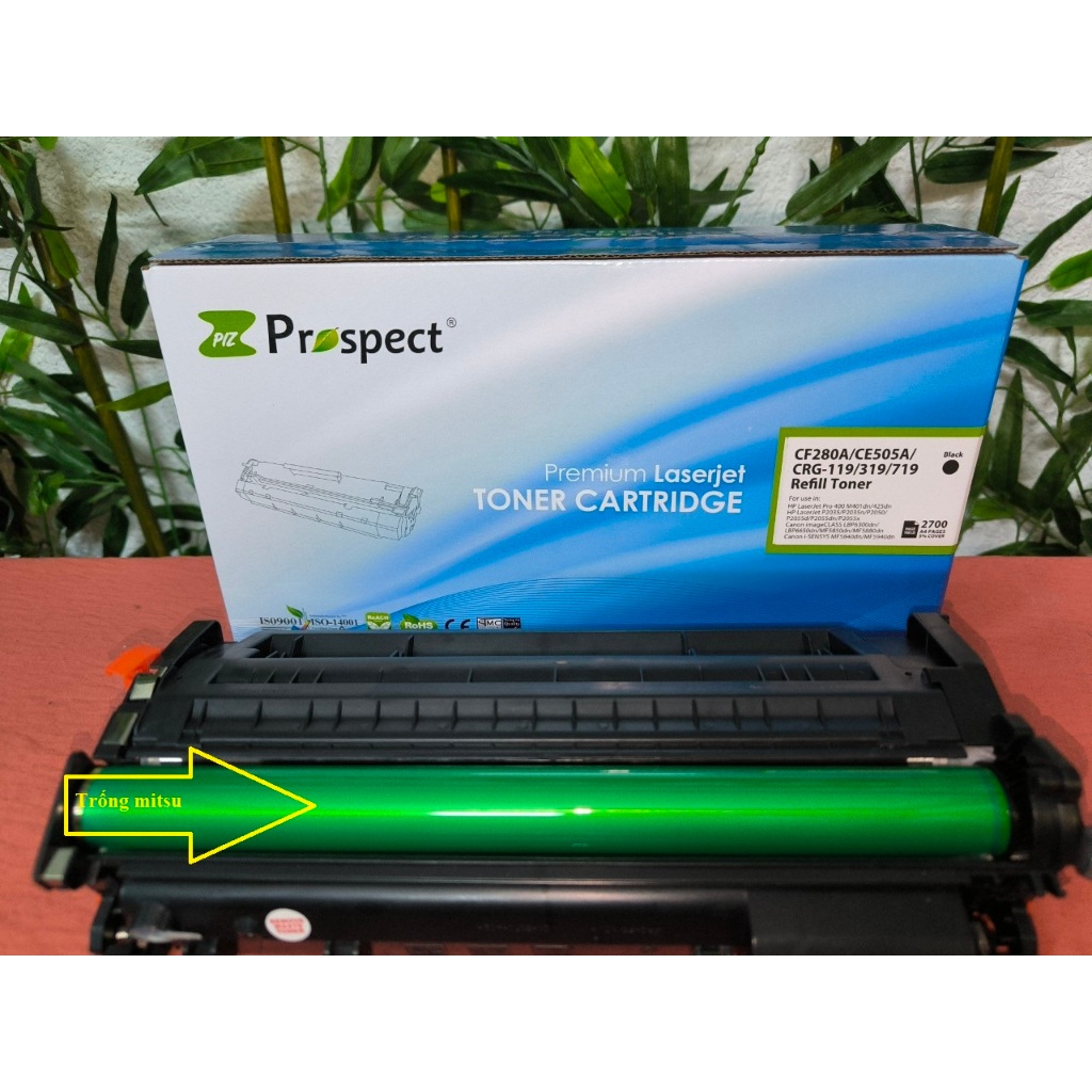 Hộp mực pro chính hãng CF280A/CE505A/CRG319 có lỗ đổ mực