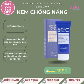 Benton kem chống nắng Skin Fit Mineral Sun Cream