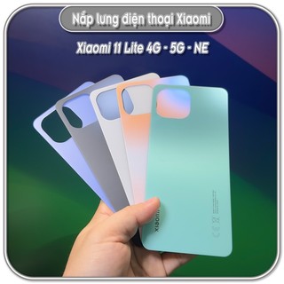 Nắp lưng cho máy xiaomi mi 11 lite ne - 4g - 5g