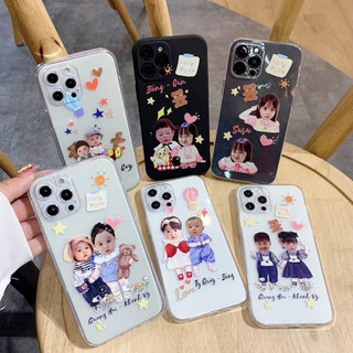ỐP DẺO TRONG IN HÌNH CHIBI DÀNH CHO HAI BÉ THEO YÊU CẦU
