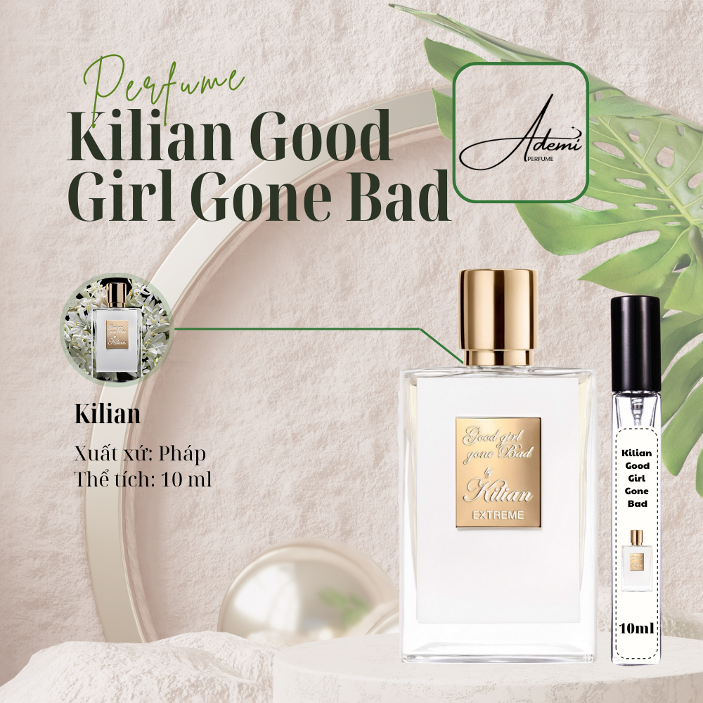 Nước hoa nam nữ Kilian Good Girl Gone Bad (rắn trắng) mẫu dùng thử 10ml sang trọng, quyến rũ