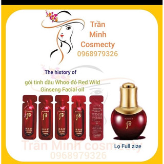 tinh dầu whoo đỏ combo 30  gói