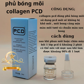 colagen PCD phủ bóng môi