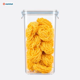 Hộp Đựng Đồ Khô, Hộp Vuông Hình Trụ 1500ml, Bảo Quản Đồ Khô An Toàn Tiện Lợi