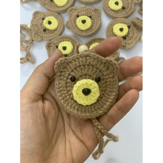 Túi đựng tỏi handmade gấu nâu