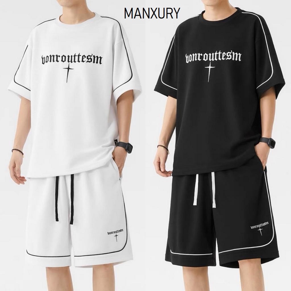 Bộ quần áo thể thao nam nữ cao cấp MANXURY chất liệu thoáng mát, form dáng trẻ trung BO01