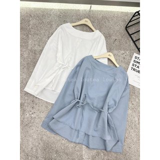 Sơ mi thắt eo E133