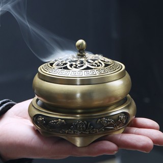 [TẾT] Lư Đồng Thau Cao Cấp Xông Trầm, Nhang Khoanh, Trang Trí Bàn Thờ