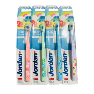 Bàn Chải Đánh Răng Jordan Buddy Surpersoft Cho Bé 1-4 Tuổi Lông Mềm Hàng Malaysia