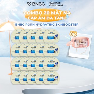 Combo 20 Mặt Nạ Truyền DNA Cấp Ẩm Đa Tầng, Căng Bóng Da BNBG PDRN Hydrating SkinBooster Mask 30mlx10