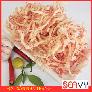 🦑🍜 Mực xé sợi hấp nước dừa loại 1, thơm ngon, dai dai, hộp 500 gram - Seavy 🦑🍜
