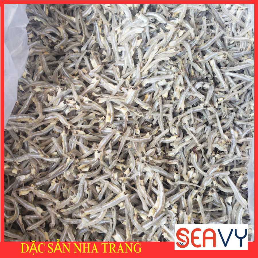 Cá cơm khô Nha Trang 500 gram hàng xuất khẩu trắng đẹp, rim, kho keo, làm gỏi chiên giòn đều ngon