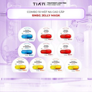 Combo 10 Mặt Nạ Dưỡng Da Chuyên Sâu Tia'm BNBG Vita Genic Jelly Mask 30ml x10