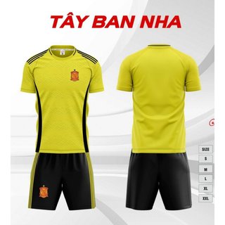 Bộ quần áo đá banh đội tuyên tây ban nha