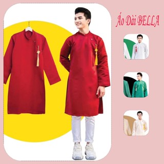 Áo Dài Nam Vải Tafta Dáng Suông Đủ Màu