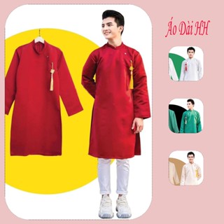 [NEW] Áo Dài Nam, Áo Dài Cách Tân Nam Trơn Chất Tafta HH54