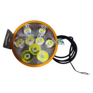Đèn siêu sáng 12v-80v 9 mắt led, đèn trợ sáng xe điện - xe máy