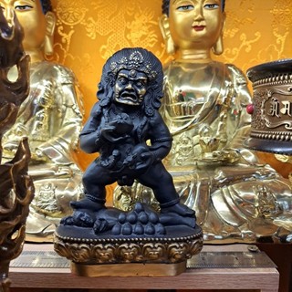 Tượng đồng Hắc Thần Tài mật tông