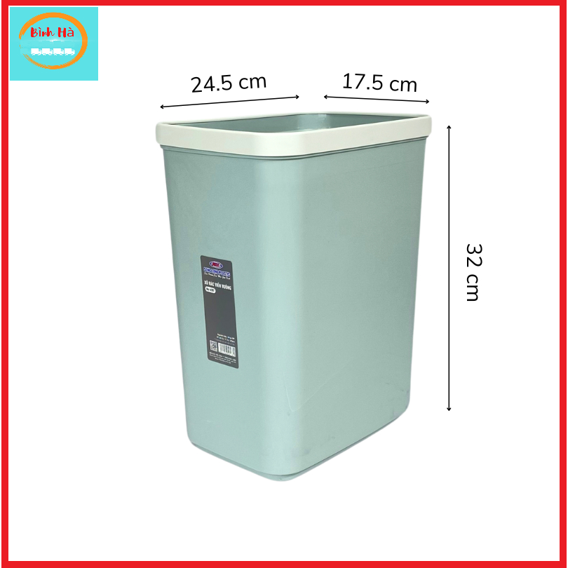 Thùng đựng rác mã sp 4207, xô dựng rác, sọt đựng rác nhựa song long