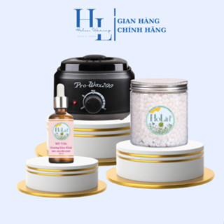 Combo Tiết Kiệm Nồi Nấu Sáp Wax Lông ProWax200 HOLIN WAXING+100gr Sáp Premium+Mỡ Trăn Tặng Que