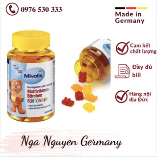 Kẹo gấu mivolis của đức, bổ sung vitamin tổng hợp giúp bé tăng sức đề kháng & ăn ngon miệng!!! _ đủ bill