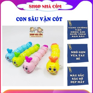 Đồ chơi mô hình con sâu vặn dây cót chạy đà giúp trẻ em vận động,phát triển trí tuệ sáng tạo thông minh cho bé.