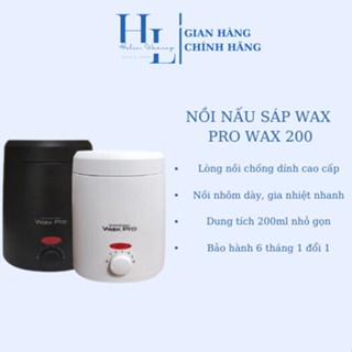 [CHE TÊN] Nồi Nấu Sáp Wax Lông HOLIN WAXING Pro Wax 200 Mini Chống Dính Cao Cấp Tặng Que Gỗ 1013