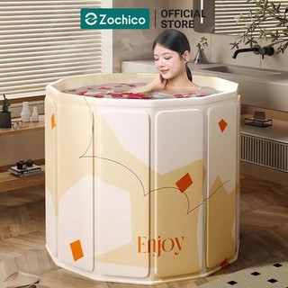 Bồn tắm gấp gọn cho người lớn cao cấp, độ dày 7 lớp với 12 tấm ván bọc xung quanh chắc chắn, ráp láp dễ dàng Zochico