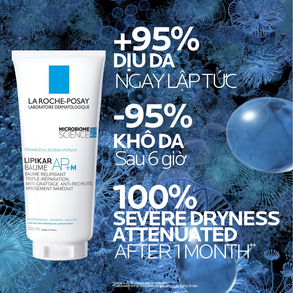 Kem dưỡng làm dịu da cho da khô và ngứa La Roche Posay Lipikar Baume AP+M 200ml