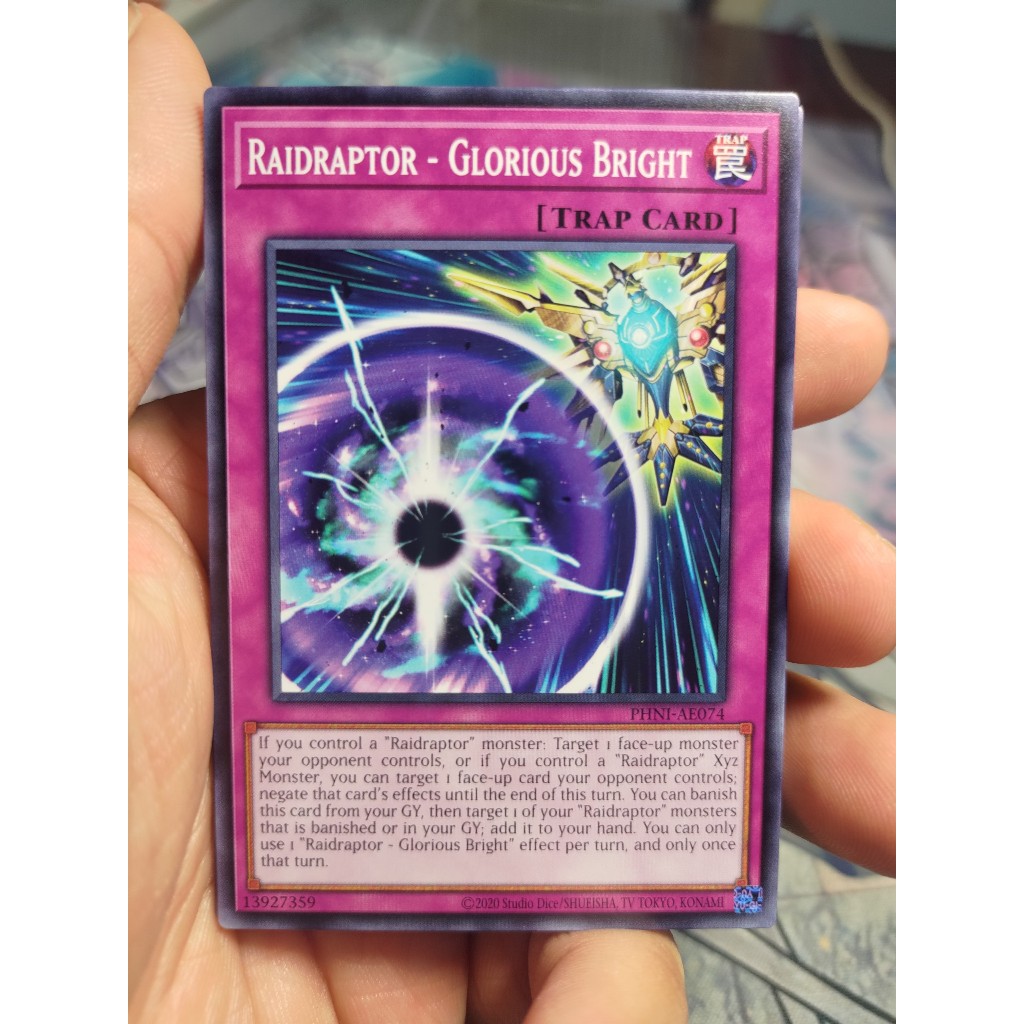 [KW2 Yugioh] [EN-AE] Thẻ bài PHNI-AE074 Raidraptor - Glorious Bright (N)