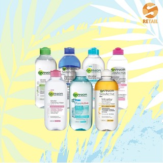  Nước tẩy trang Garnier Micellar bản Nga Đức Pháp Lọ 400ml 