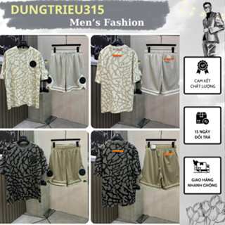  Bộ Quần Áo Nam Paris Nam Phối Vân Siêu Đẹp-Bộ Cộc Nam Thời Trang Form Dáng Cực Chất 