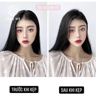Độn phồng tóc thật dệt tay [Ảnh shop tự chụp] Tóc giả từ tóc thật| Tóc giả Linh Tit