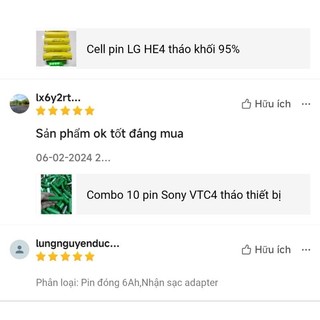 Combo 10 cell  VTC4 tháo thiết bị