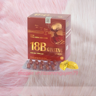 Viên bổ tổng hợp 18b - gingseng - lingzhi, hộp 100 viên