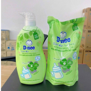 Nước Rửa Bình Sữa Dnee Organic 620ml/600ML - Hàng Chính Hãng