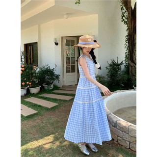 Đầm phối ren tầng dáng dài - Mii