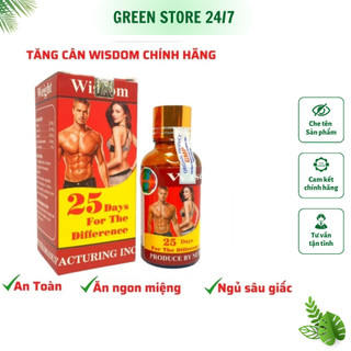 Tăng Cân Wisdom Weight Chính Hãng Indonesia,  Giúp Ăn Ngon Ngủ Ngon, Hấp Thụ Tối Đa Các Dưỡng Chất