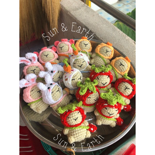 Móc khoá capybara len cute - móc khoá handmade