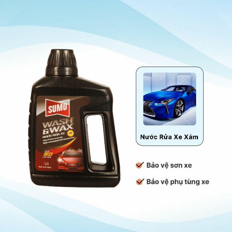 Nước rửa xe SUMO (mẫu mới)