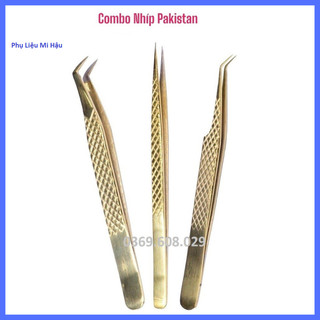 Combo 3 Cây Nhíp  Nối Mi Cao Cấp_Nhíp Tách Nối CLASSIC,Nhíp Volume_Set Nhíp Pakistan Tạo Fan_Cây Gắp Mi Kẹp Lông Mi_Kìm