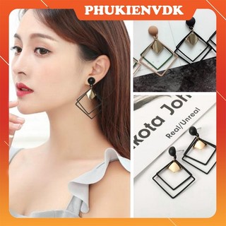 Bông tai Khuyên tai hình thoi nữ tính phá cách MS08
