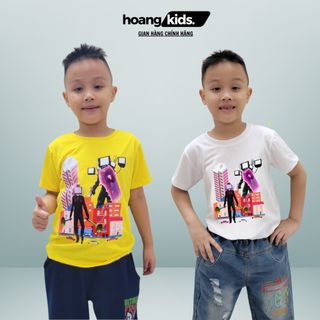 Áo thun in hình UPGRADED CINEMA TITAN, TITAN TV MAN ,áo thun quái vật titan rạp chiếu phim nâng cấp dành cho bé